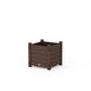 POLYWOOD Nautical Square Planter Box — Mahogany