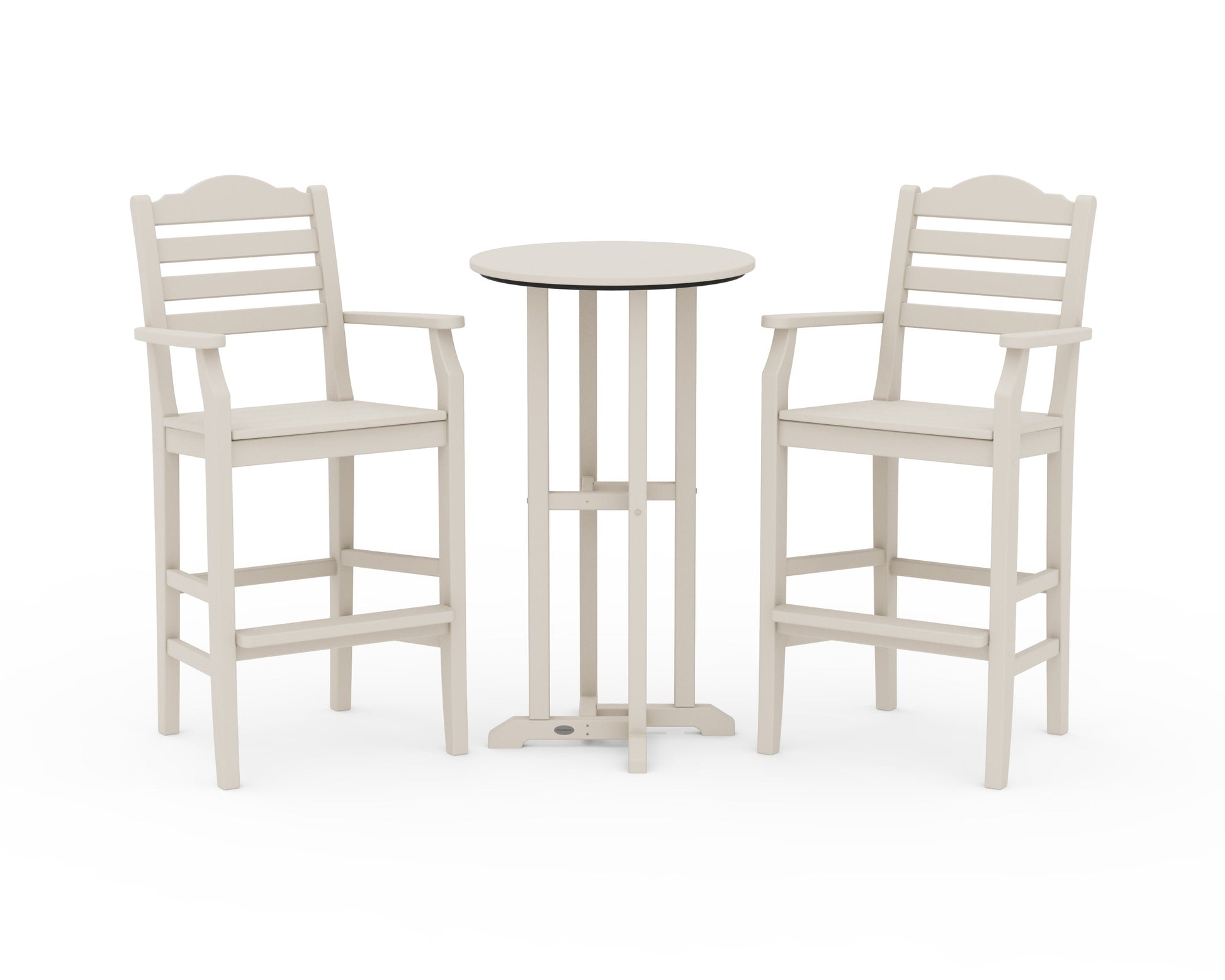 POLYWOOD Savannah 3-Piece Farmhouse Bar Set — Sand