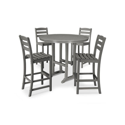 POLYWOOD La Casa Café 5-Piece Side Chair Bar Dining Set FREE SHIPPING