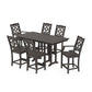 POLYWOOD Chinoiserie 7-Piece Farmhouse Counter Set — Vintage Coffee
