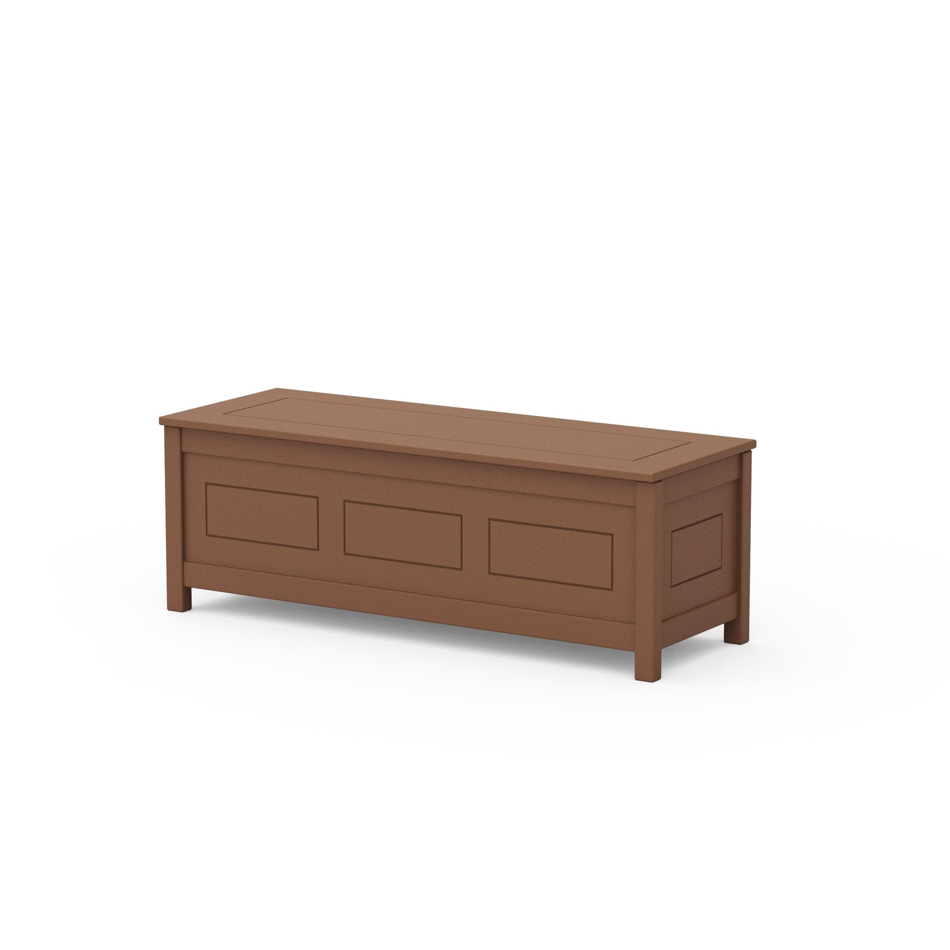 POLYWOOD Country Living 48" Storage Bench — Teak