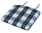 POLYWOOD Adirondack Seat Cushion - 20"W x 18.5"D x 2.5"H — Buffalo Plaid Marine Indigo
