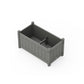 POLYWOOD Vineyard Rectangle Double Planter Box