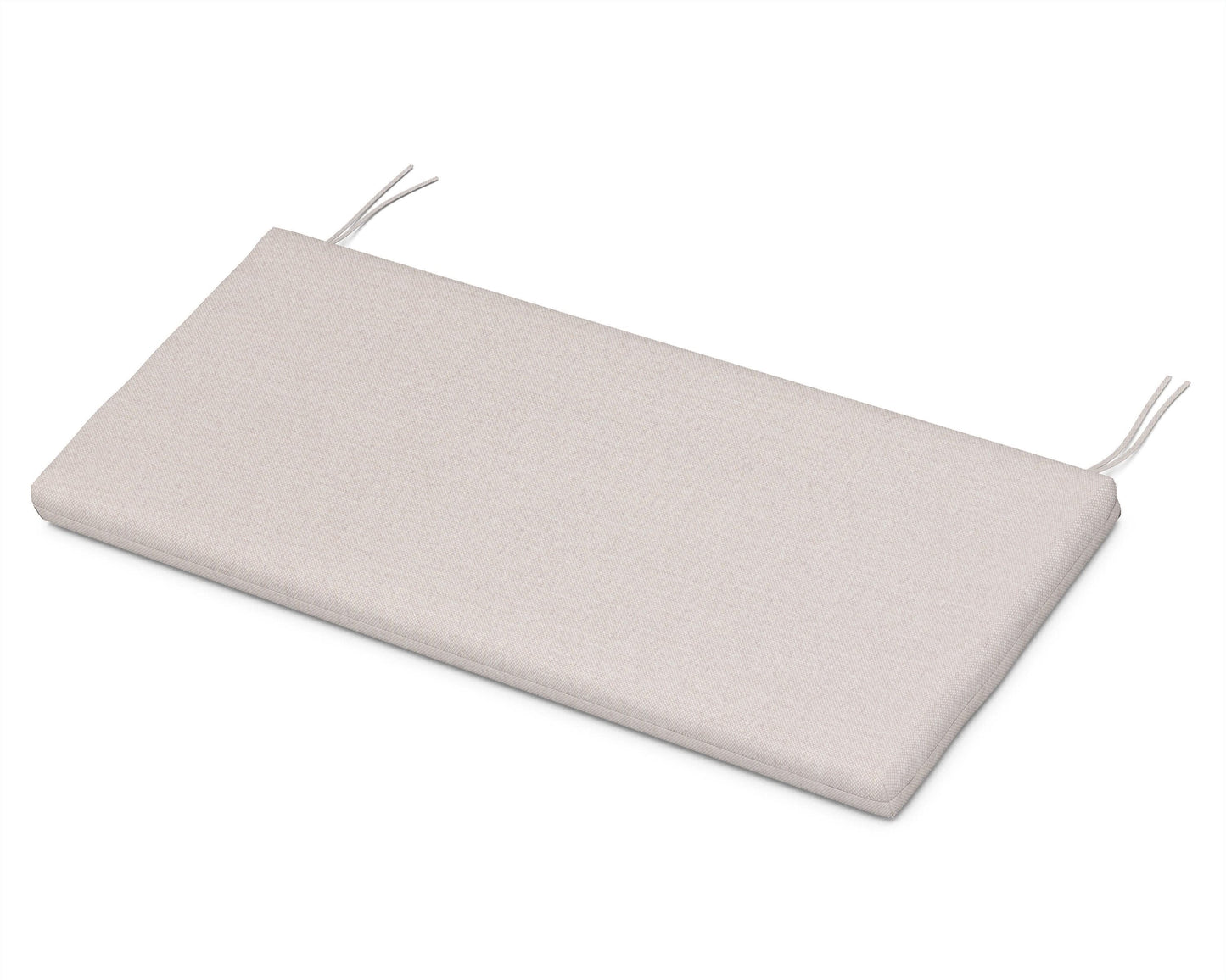 POLYWOOD Bench Seat Cushion - 17.25"D x 43.5"W x 2.5"H — Dune Burlap