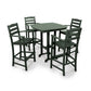 POLYWOOD La Casa Café 5-Piece Bar Set FREE SHIPPING