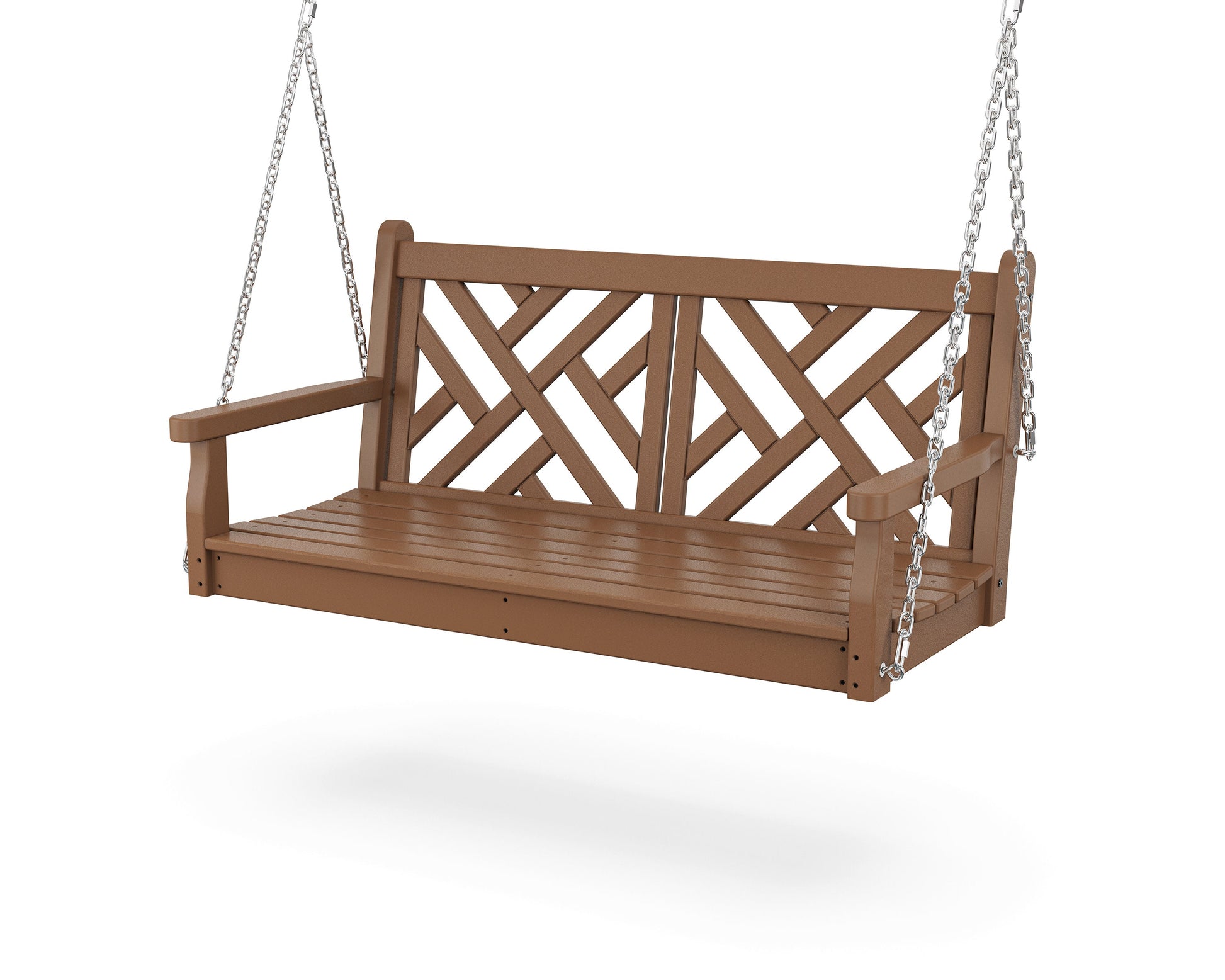 POLYWOOD Chippendale 48" Swing — Teak