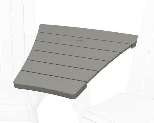 POLYWOOD 600 Series Angled Adirondack Connecting Table — Slate Grey