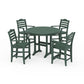 POLYWOOD Savannah 5-Piece Round Counter Set — Green
