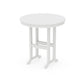 POLYWOOD 36" Round Farmhouse Counter Table — White