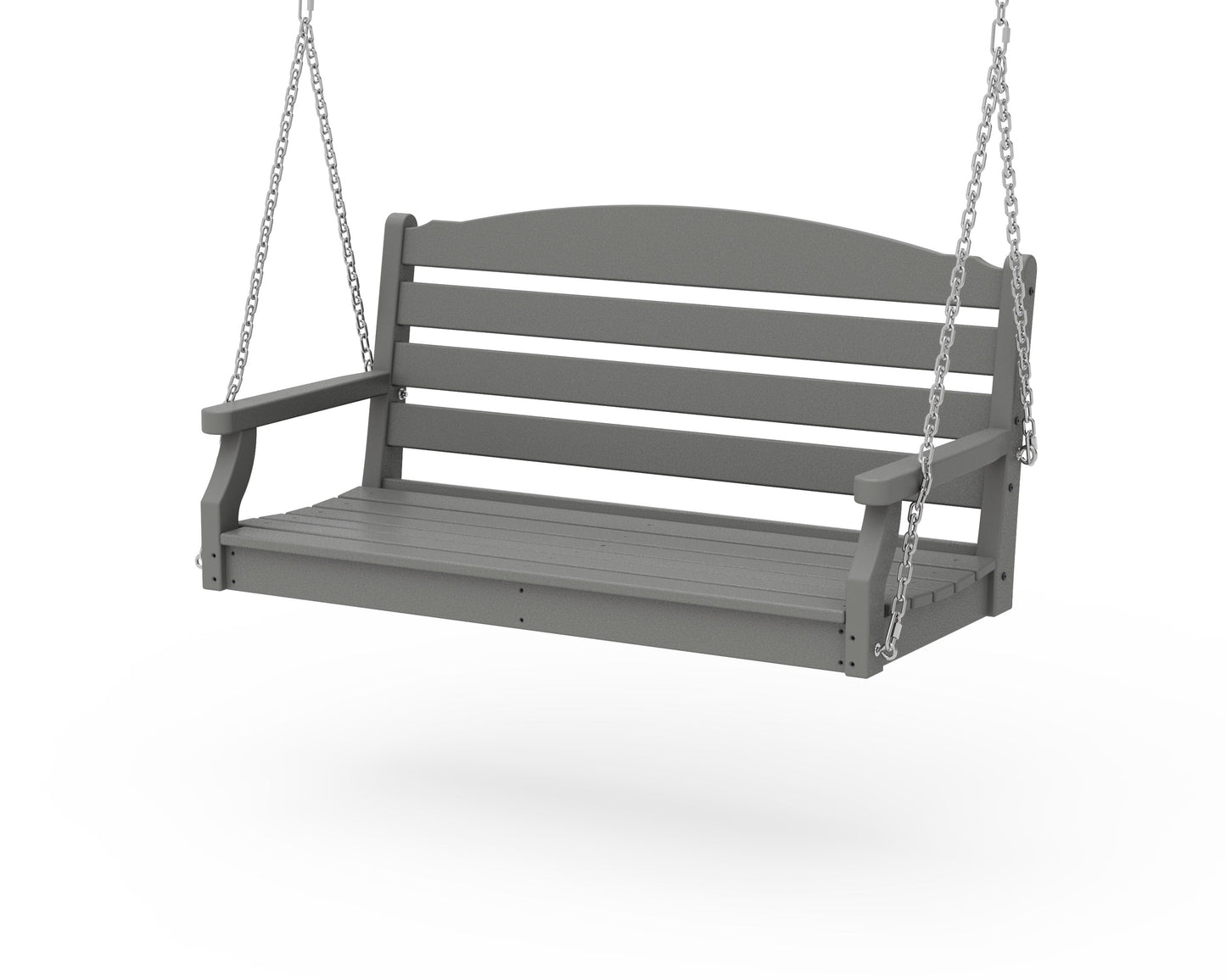 POLYWOOD Savannah 48" Swing — Slate Grey
