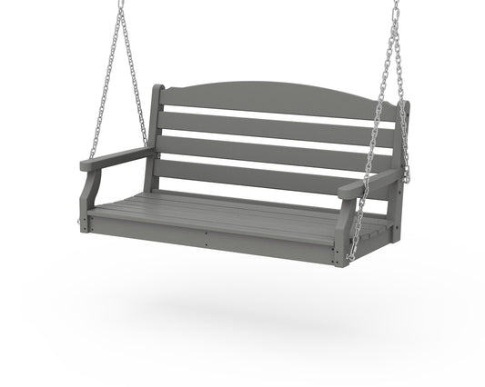 POLYWOOD Savannah 48" Swing — Slate Grey