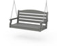 POLYWOOD Savannah 48" Swing — Slate Grey