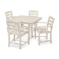 POLYWOOD La Casa Café 5-Piece Farmhouse Trestle Arm Chair Dining Set FREE SHIPPING