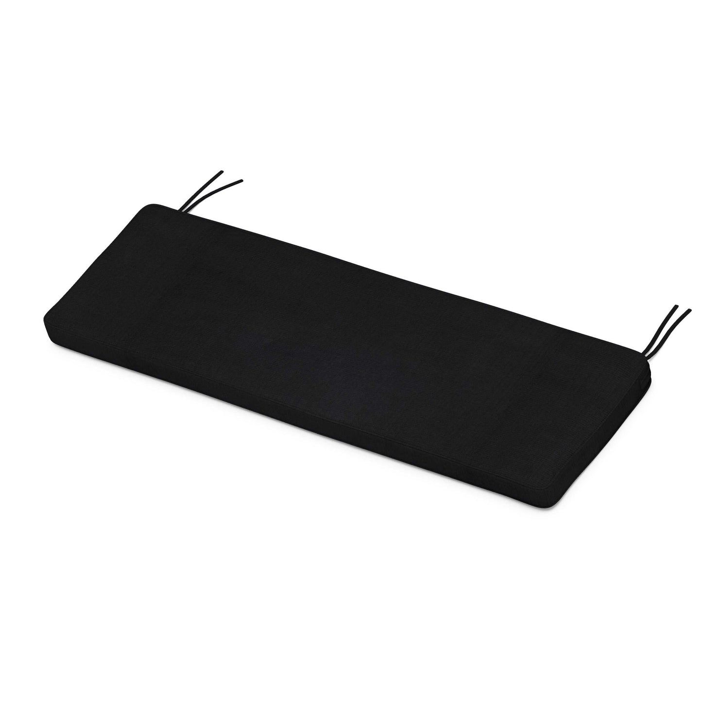 POLYWOOD Chinoiserie Bench Seat Cushion — Midnight Linen