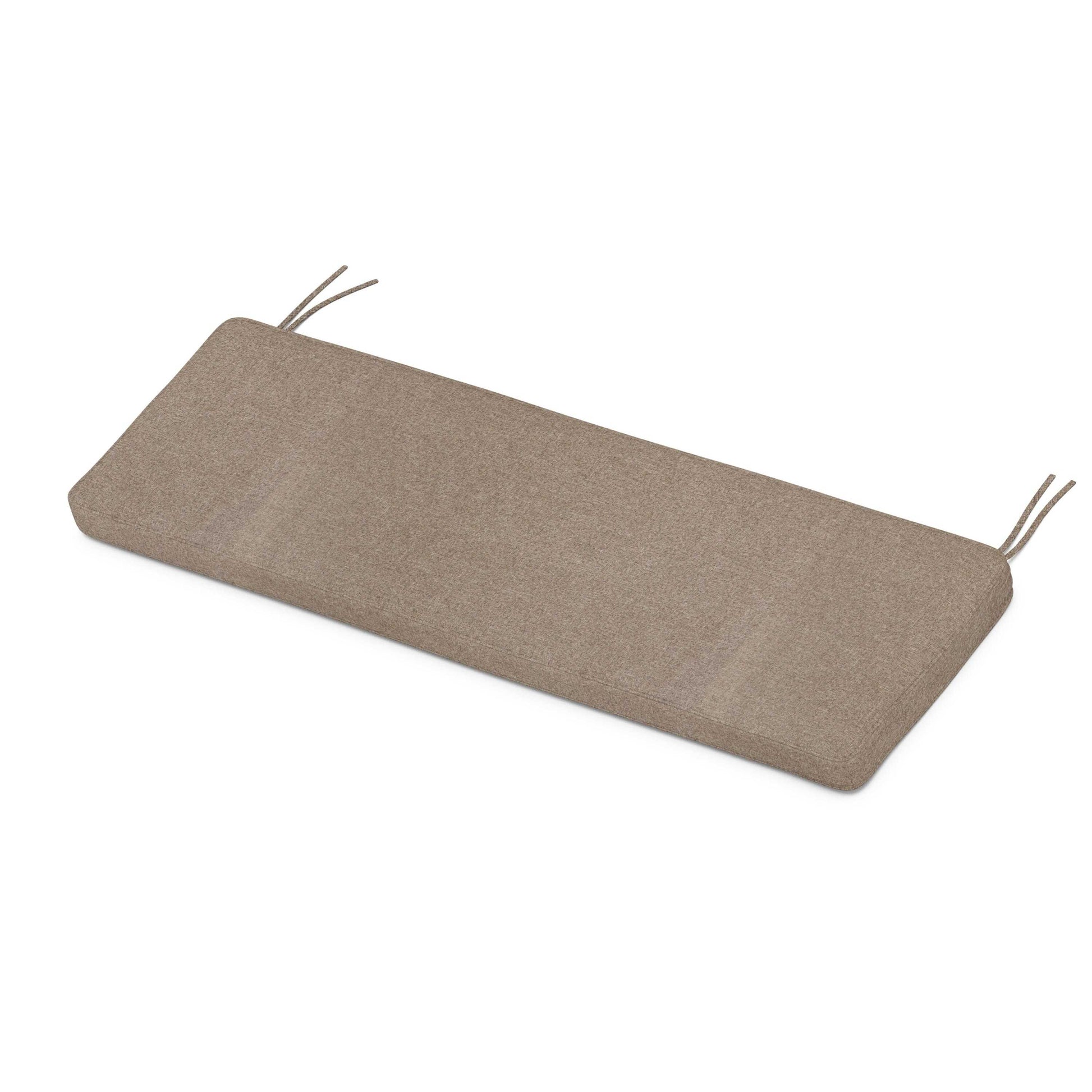POLYWOOD Chinoiserie Bench Seat Cushion — Spiced Burlap