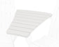 POLYWOOD 400 Series Angled Adirondack Connecting Table — Vintage White