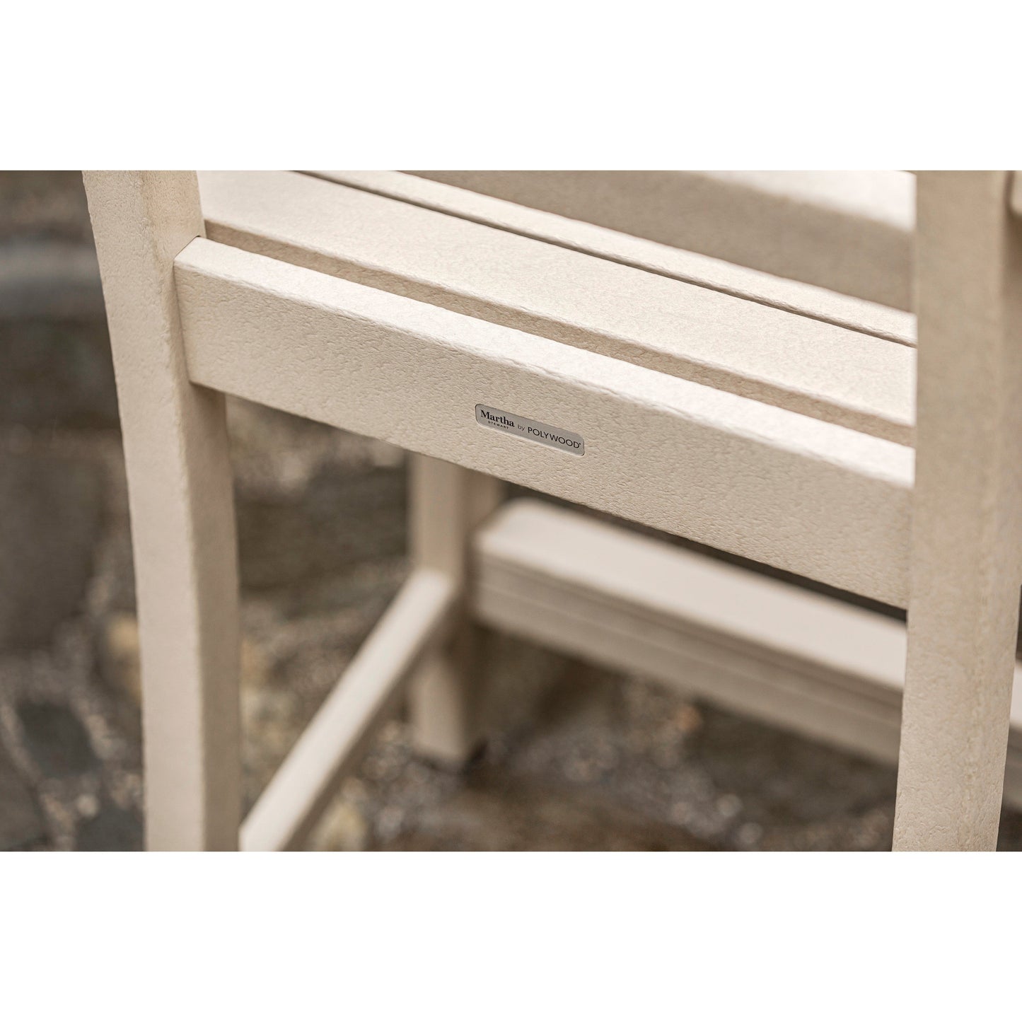 POLYWOOD Chinoiserie Counter Arm Chair