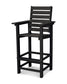 POLYWOOD Captain Bar Chair — Black