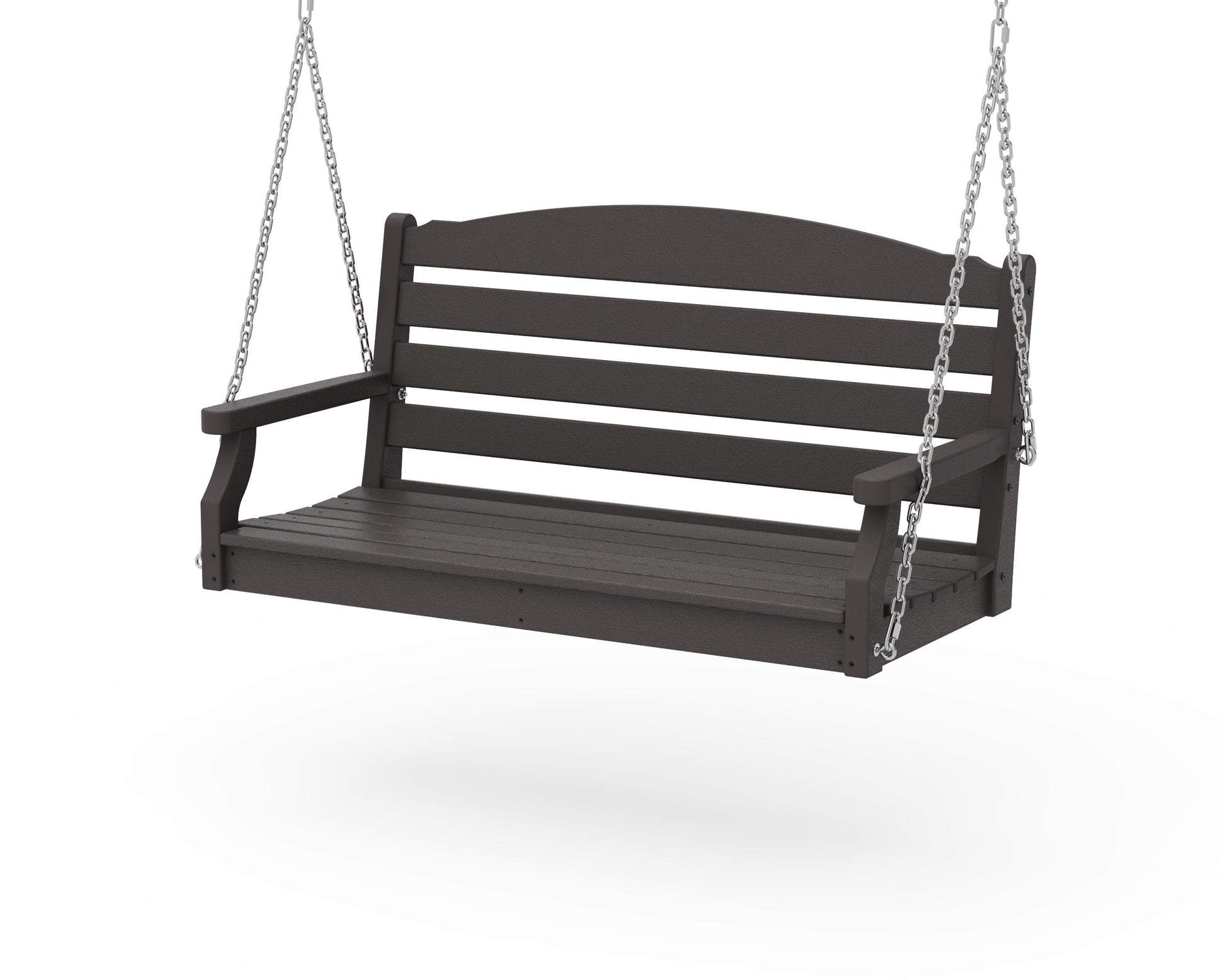 POLYWOOD Savannah 48" Swing — Vintage Coffee