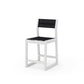 POLYWOOD EDGE Sling Counter Side Chair — Vintage White / Black Sling