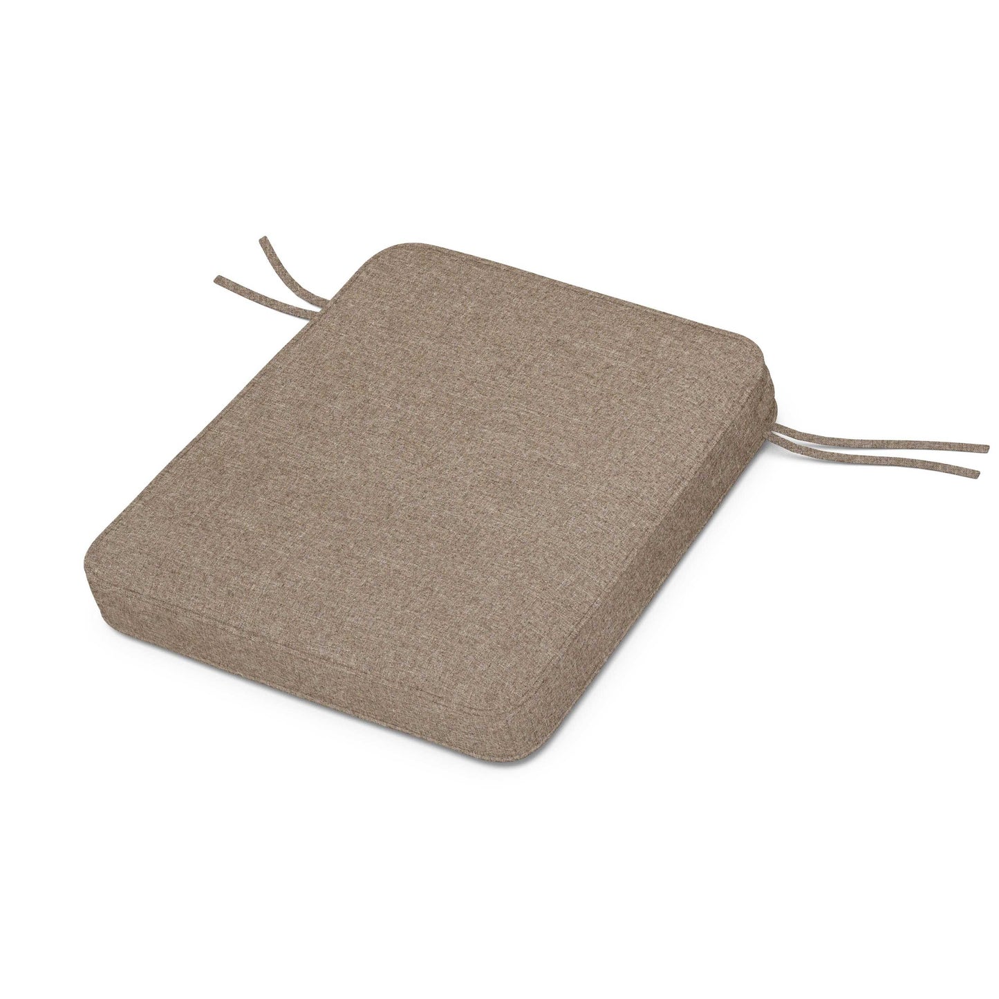 POLYWOOD Chinoiserie Rocker Seat Cushion — Spiced Burlap