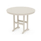 POLYWOOD 48" Round Farmhouse Counter Table — Sand