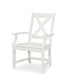 POLYWOOD Braxton Dining Arm Chair — Vintage White