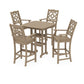 POLYWOOD Chinoiserie 5-Piece Bar Set — Vintage Sahara