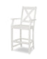POLYWOOD Braxton Bar Arm Chair — Vintage White