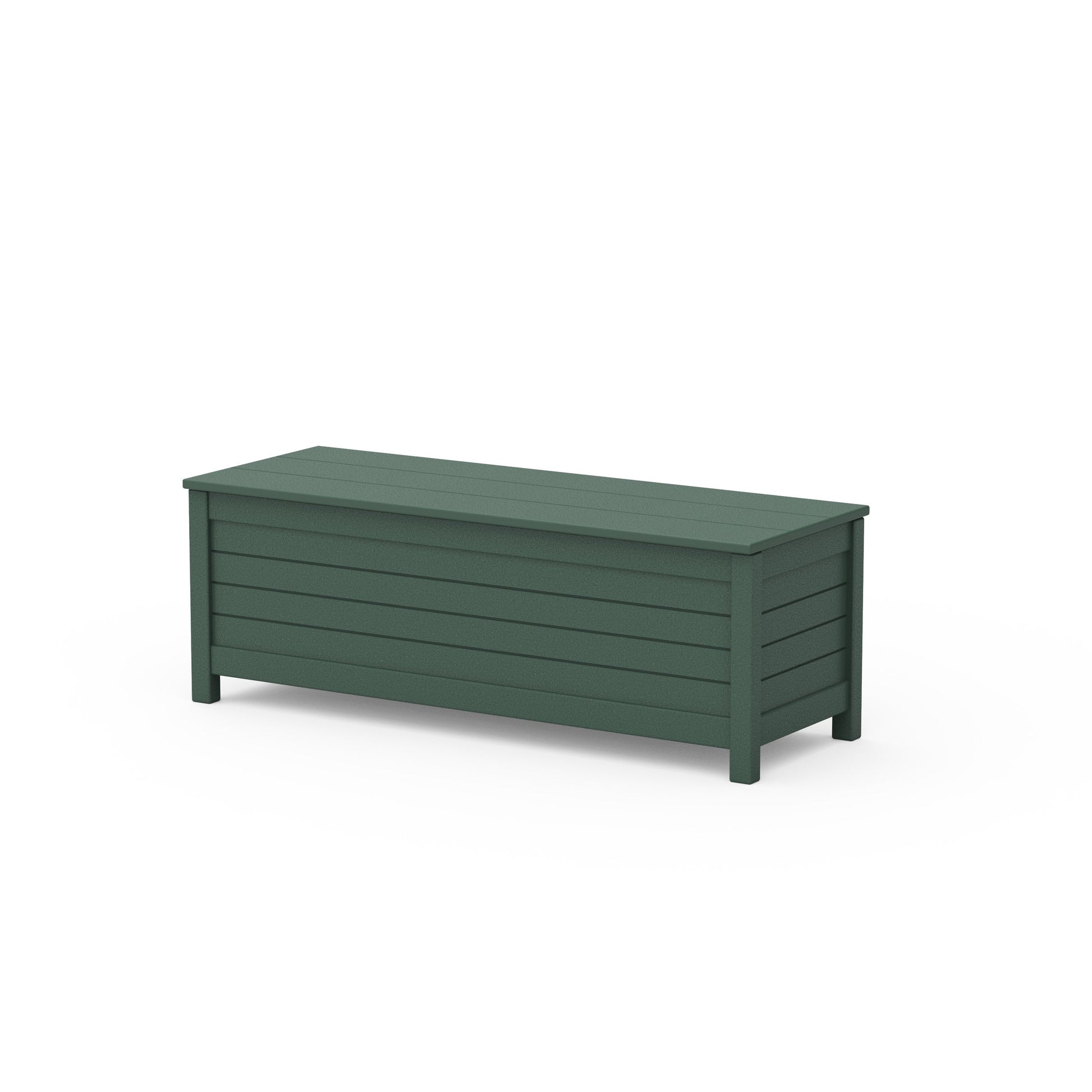 POLYWOOD Nautical 48" Storage Bench — Green