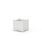 POLYWOOD Vineyard Square Planter Box — White