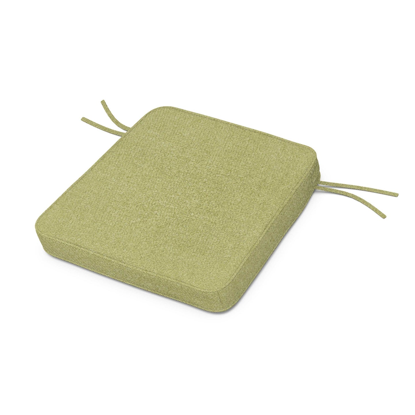POLYWOOD Acadia Dining Arm Seat Cushion — Chartreuse Boucle