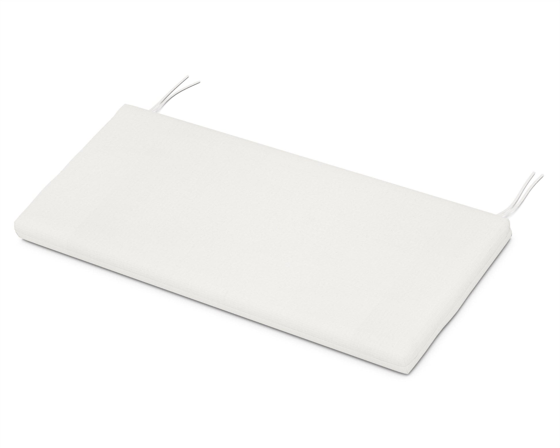 POLYWOOD Bench Seat Cushion - 17.25"D x 43.5"W x 2.5"H — Natural Linen