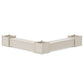 POLYWOOD 72" Nautical L- Shaped Planter Storage Bench Corner Set- Large — Sand