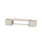POLYWOOD 48" Vineyard Straight Planter Bench Set — Sand