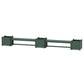 POLYWOOD 60" Nautical Straight Double Planter Bench Set - Large — Green