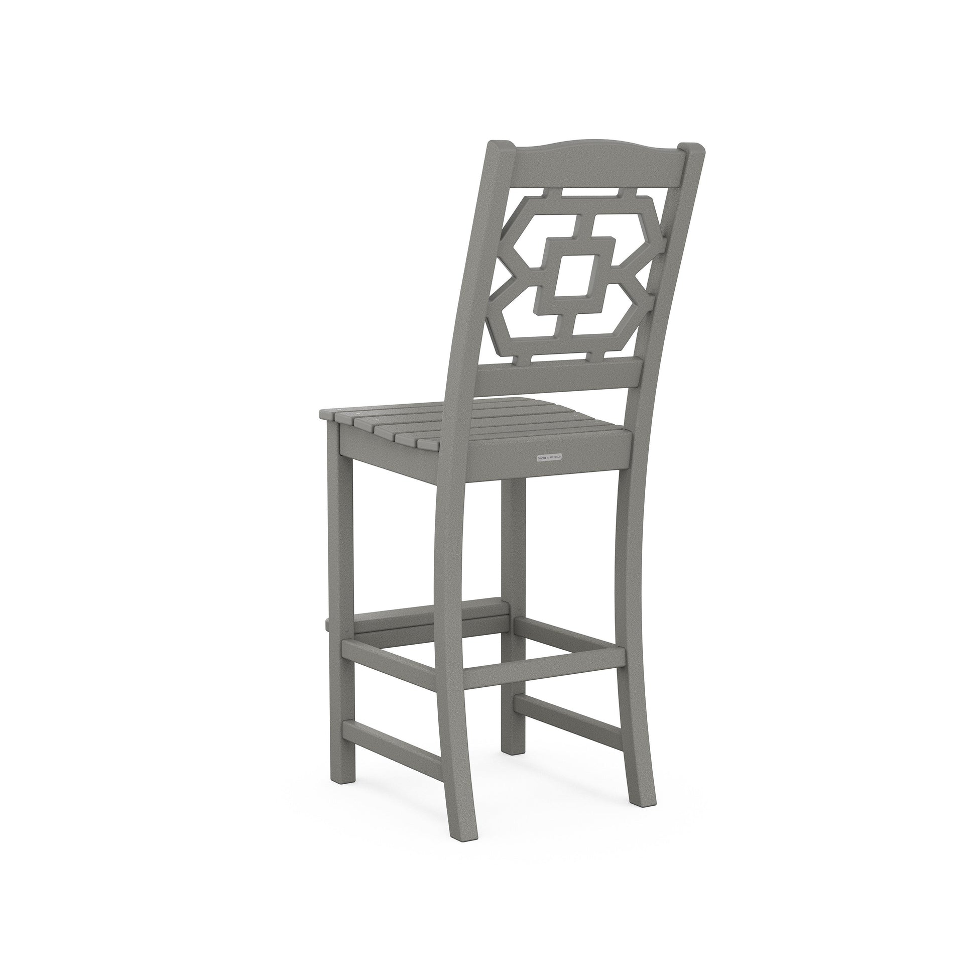 POLYWOOD Chinoiserie Bar Side Chair