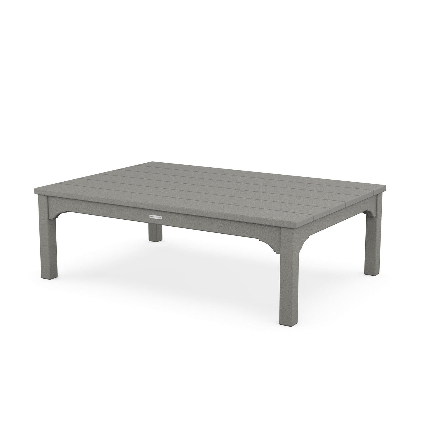 POLYWOOD Chinoiserie Coffee Table — Slate Grey