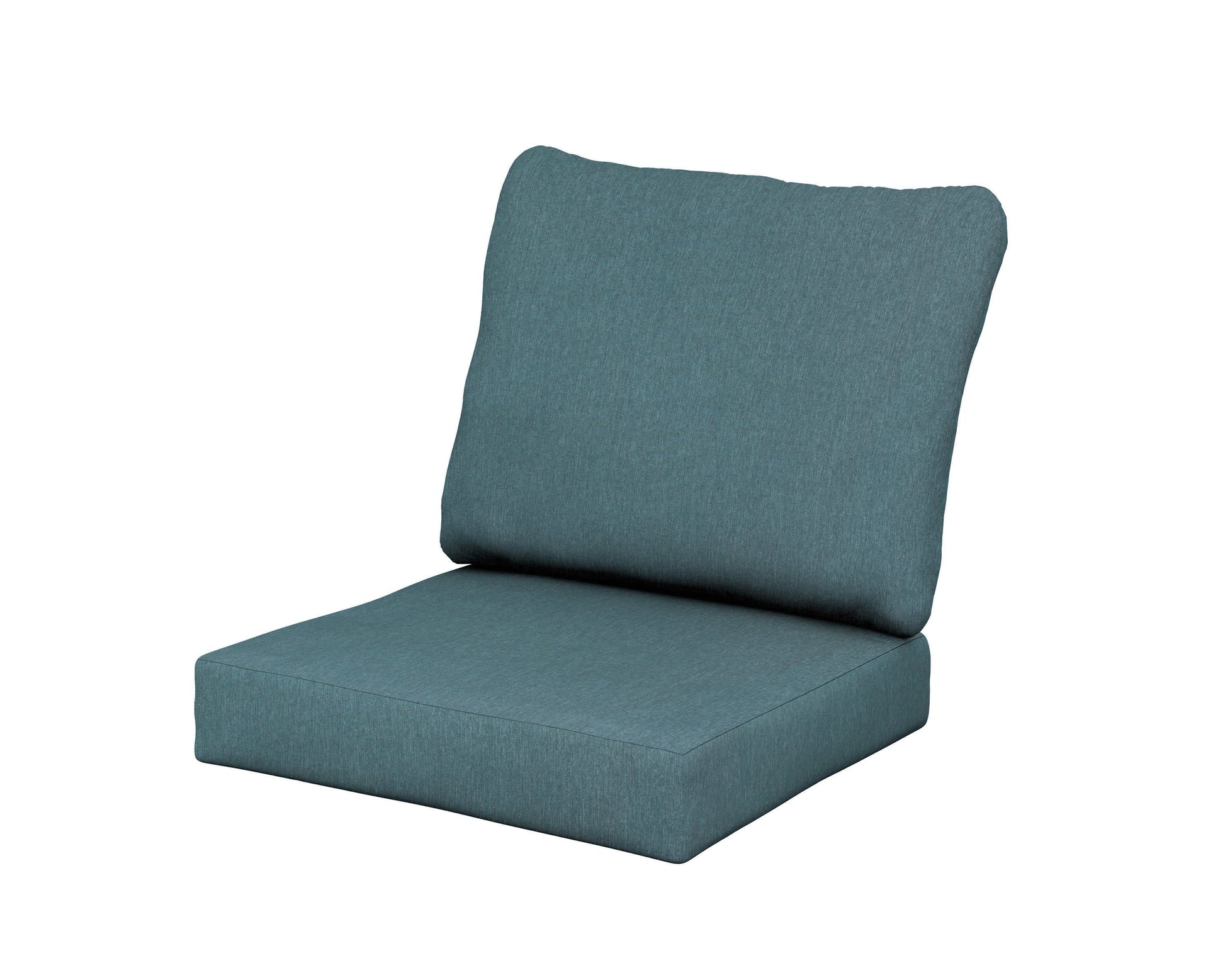POLYWOOD Baffle Seat/Back Cushion — Ocean Teal