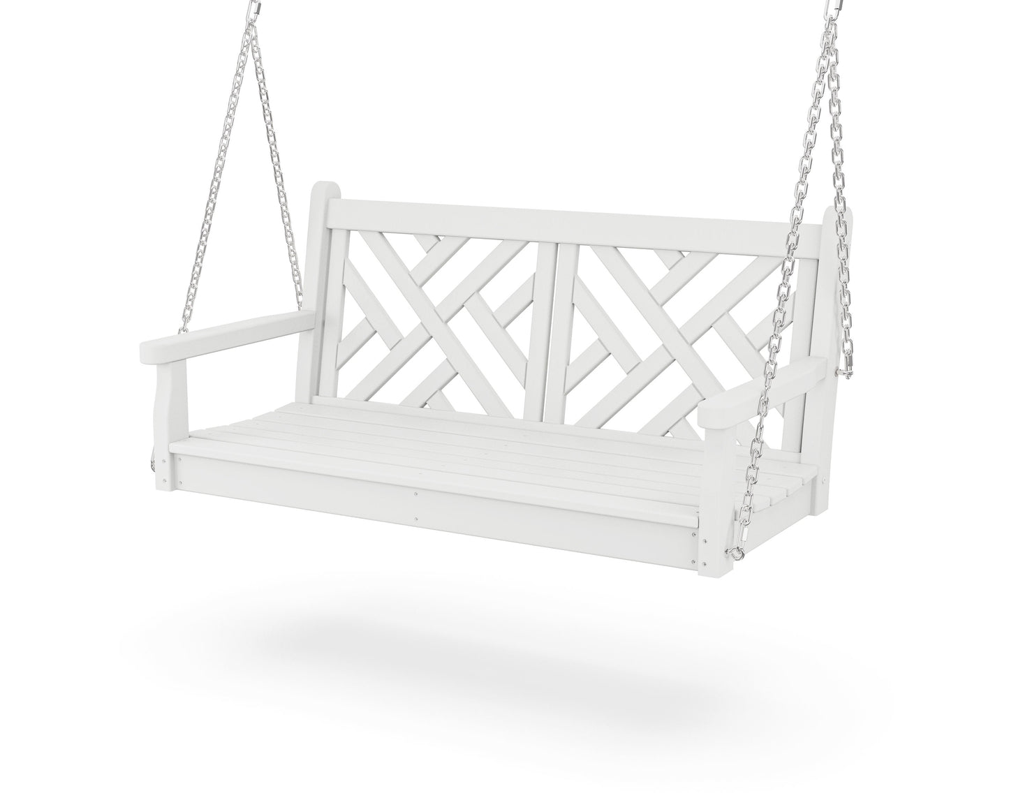 POLYWOOD Chippendale 48" Swing — White