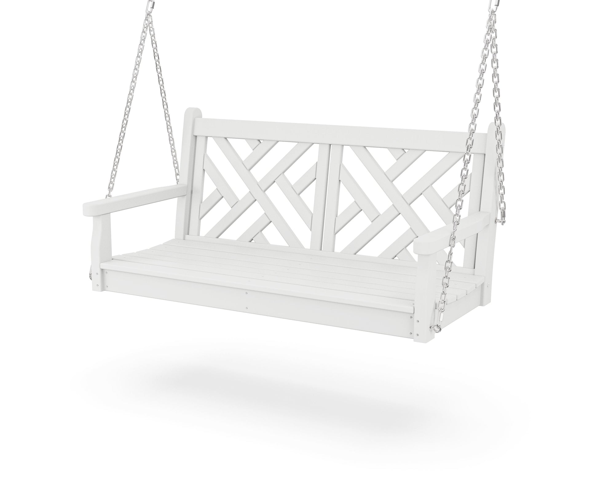 POLYWOOD Chippendale 48" Swing — White