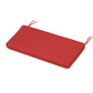 POLYWOOD Chinoiserie Bench Seat Cushion — Crimson Linen