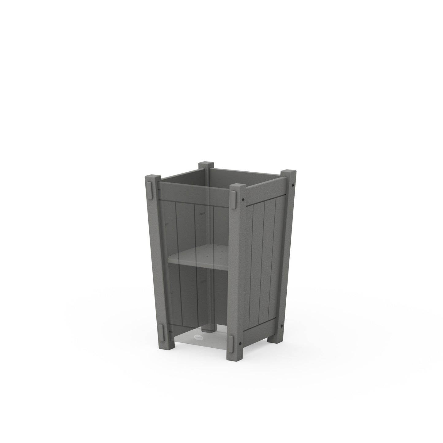 POLYWOOD Vineyard Tapered Square Short Planter Box