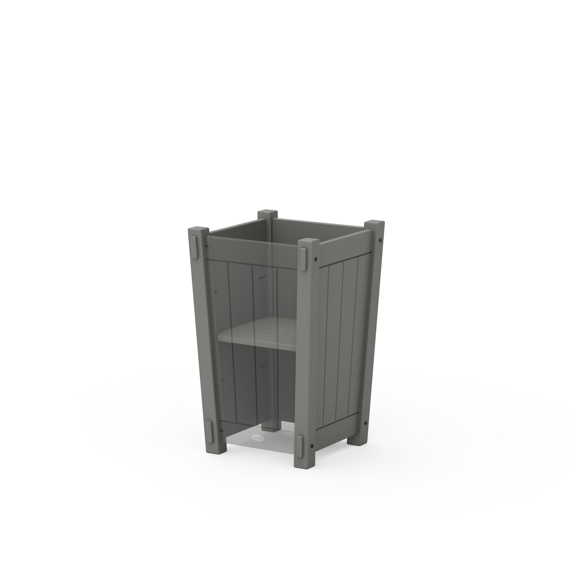 POLYWOOD Vineyard Tapered Square Short Planter Box
