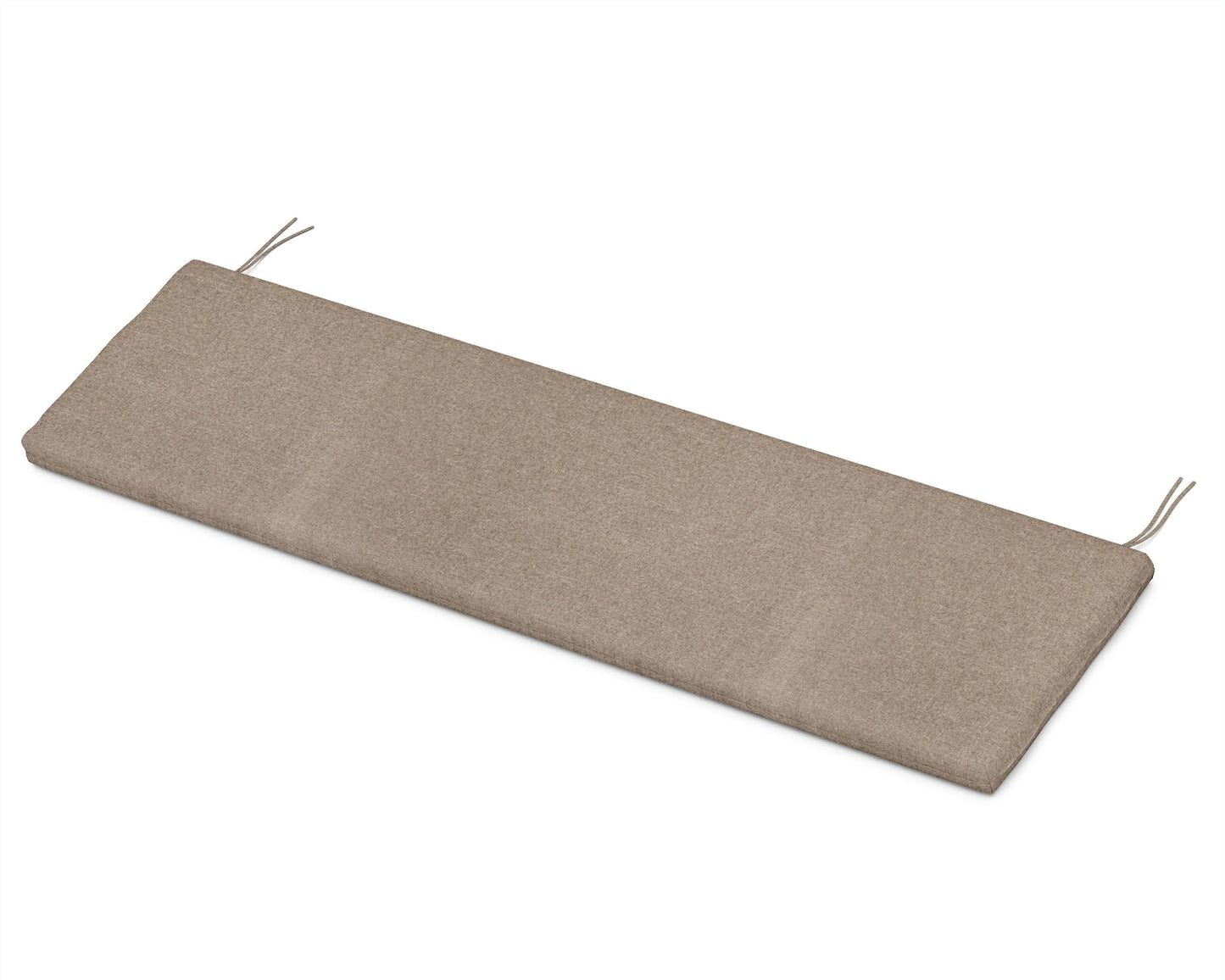 POLYWOOD Bench Seat Cushion - 17.5"D x 55"W x 2.5"H — Spiced Burlap