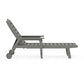 POLYWOOD Savannah Chaise with Arms and Wheels