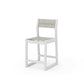 POLYWOOD EDGE Sling Counter Side Chair — Vintage White / Birch Sling