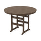 POLYWOOD 60" Round Farmhouse Bar Table — Kona