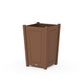 POLYWOOD Country Living Large Tapered Square Planter Box — Teak