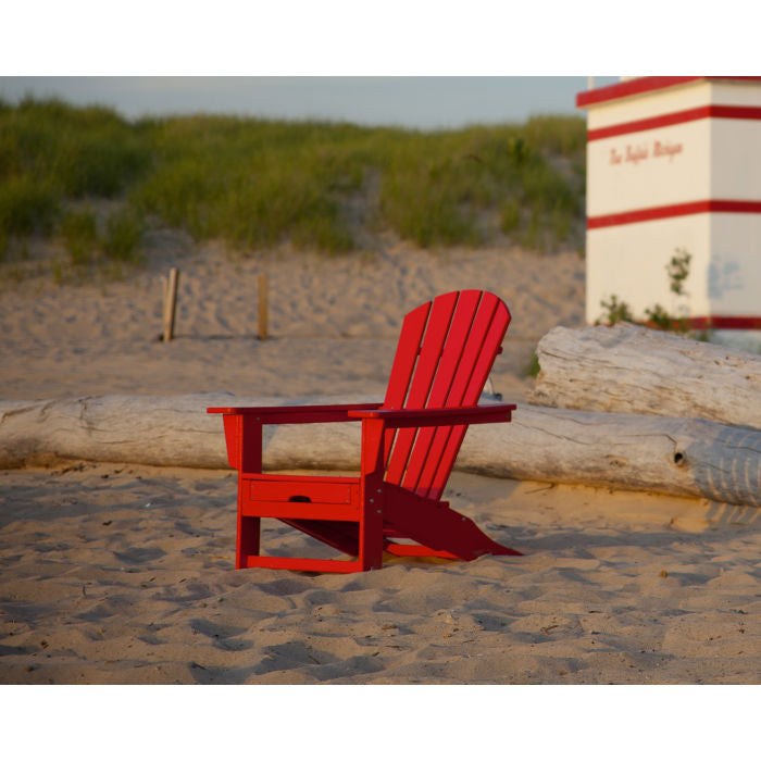 POLYWOOD Palm Coast Ultimate Adirondack with Hideaway Ottoman FREE SHIPPING